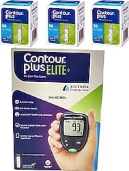 Contour Plus Elite Şeker Ölçüm Cihazı + 50'li 3 Paket Şeker Ölçüm Çubuğu ürün görseli