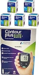 Contour Plus Elite Şeker Ölçüm Cihazı + 50'li 5 Paket Şeker Ölçüm Çubuğu ürün görseli