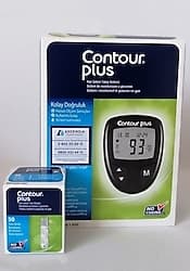 Contour Plus Şeker Ölçüm Cihazı + 50'li 1 Paket Ölçüm Stribi ürün görseli