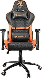Cougar Armor One Siyah-Turuncu Oyuncu Koltuğu ürün görseli