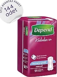 Depend Normal 12'li 12 Paket Mesane Pedi ürün görseli