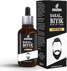 Destek Sakal ve Bıyık Bakım Yağı 50 ml ürün görseli