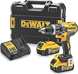 Dewalt DCD796P2 18 V Çift Akülü 5 Ah Darbeli Matkap ürün görseli