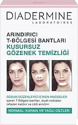 Diadermine T-Bölgesi Arındırıcı 6'lı Yüz Temizleme Bandı ürün görseli