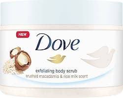 Dove Macademia Fındığı ve Pirinç Sütü Vücut Peeling 225 ml ürün görseli