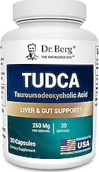 Dr. Berg Tudca 250 mg 30 Kapsül ürün görseli