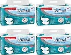 Dr. Pedical Belbantlı Büyük Boy L 30'lu 4 Adet Hasta Bezi ürün görseli