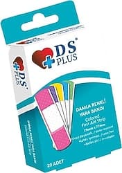 DS Plus Renkli Su Geçirmez 20'li Yara Bandı ürün görseli