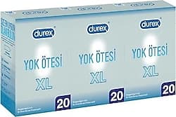 Durex Yok Ötesi XL 20'li 3 Adet Prezervatif ürün görseli