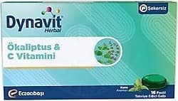 Dynavit Herbal Okaliptüs ve C Vitaminli 16'lı Pastil ürün görseli