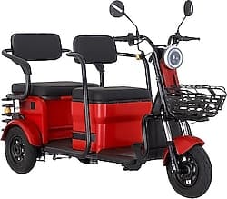 E-Mon Mona 1300 W 3 Tekerlekli Elektrikli Motosiklet Kırmızı ürün görseli
