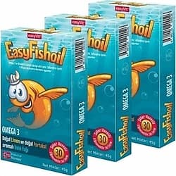 EasyVit EasyFishoil Omega 3 30 Tablet 3'lü ürün görseli