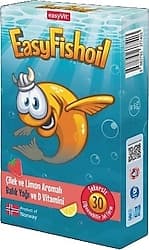 EasyVit EasyFishoil Omega 3 Çilek ve Limon Aromalı 30 Tablet ürün görseli