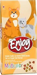 Enjoy Renkli Taneli Tavuklu 10 kg Yetişkin Kedi Maması ürün görseli