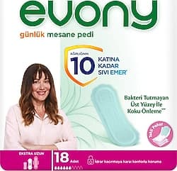 Evony Ekstra Uzun 18'li Günlük Mesane Pedi ürün görseli