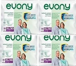 Evony Belbantlı Ekstra Büyük Boy XL 30'lu 4 Adet Hasta Bezi ürün görseli