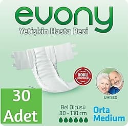 Evony Belbantlı Orta Boy M 30'lu Hasta Bezi ürün görseli