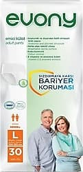 Evony Emici Külot Büyük Boy L 30'lu Hasta Bezi ürün görseli