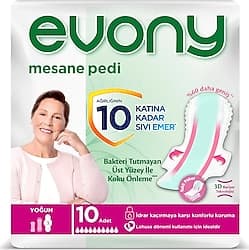 Evony Yoğun 10'lu Günlük Mesane Pedi ürün görseli