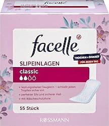 Facelle Klasik 55'li Günlük Ped ürün görseli