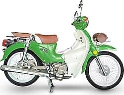 Falcon Retro 50i Cub 49 cc Motosiklet Yeşil ürün görseli