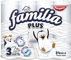 Familia Plus 3 Katlı 24'lü Tuvalet Kağıdı ürün görseli