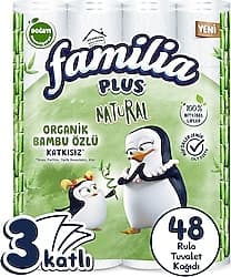Familia Plus Natural 48'li Tuvalet Kağıdı ürün görseli