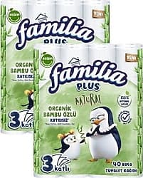 Familia Plus Natural 40'lı 2 Adet Tuvalet Kağıdı ürün görseli