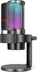 Fifine Ampligame A8 Siyah RGB USB Yayıncı Mikrofonu ürün görseli