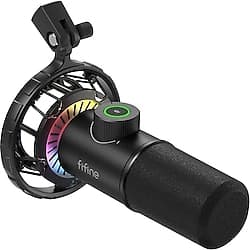 Fifine K658 RGB USB Yayıncı Mikrofonu ürün görseli