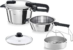Fissler Vitaquick Edition 4.5 lt + 2.5 lt Düdüklü Tencere Seti ürün görseli