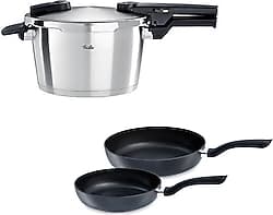 Fissler Vitaquick Premium 4.5 lt Düdüklü Tencere + Tava Set ürün görseli