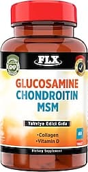 FLX Glucosamine Chondroitin MSM Collagen Vitamin D 60 Tablet ürün görseli