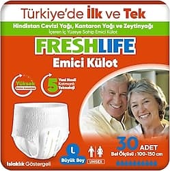 Freshlife Emici Külot Büyük Boy L 30'lu Hasta Bezi ürün görseli