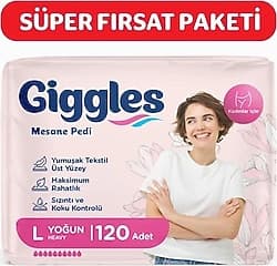Giggles Large Yoğun 10'lu 12 Adet Kadın Mesane Pedi ürün görseli