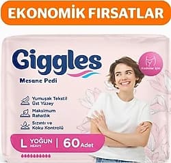 Giggles Large Yoğun 10'lu 6 Adet Kadın Mesane Pedi ürün görseli