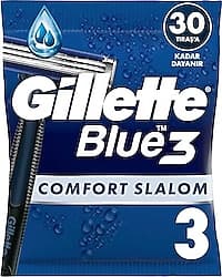 Gillette Blue 3 Comfort Slalom Kullan At 3'lü Tıraş Bıçağı ürün görseli