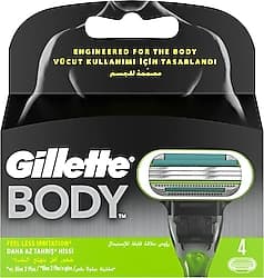 Gillette Body Vücut İçin 4'lü Yedek Tıraş Bıçağı ürün görseli