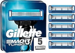 Gillette Mach3 Turbo 5'li Yedek Tıraş Bıçağı ürün görseli