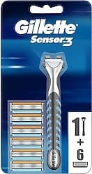 Gillette Sensor 3 6 Başlıklı Tıraş Bıçağı ürün görseli