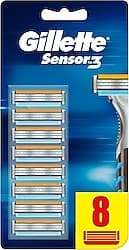 Gillette Sensor 3 8'li Yedek Tıraş Bıçağı ürün görseli