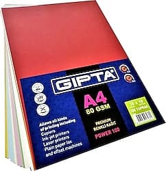 Gıpta Power A4 80 gr 10 Renk 100 Yaprak Fotokopi Kağıdı ürün görseli