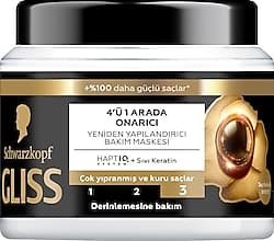 Gliss Ultimate Repair 4'ü 1 Arada Onarıcı & Yeniden Yapılandırıcı Saç Maskesi 400 ml ürün görseli