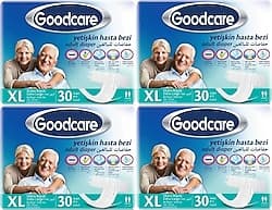 Goodcare Belbantlı Ekstra Büyük Boy XL 30'lu 4 Adet Hasta Bezi ürün görseli