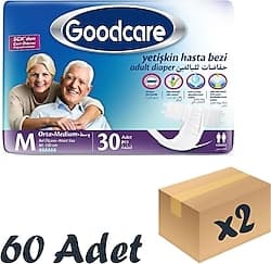 Goodcare Belbantlı Orta Boy M 30'lu 2 Adet Hasta Bezi ürün görseli
