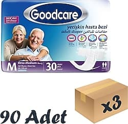 Goodcare Belbantlı Orta Boy M 30'lu 3 Adet Hasta Bezi ürün görseli