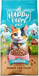 Happy Farm Tavuklu 15 kg Yetişkin Kedi Maması ürün görseli