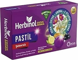 Herbinol Cistus Aronia 16'lı Pastil ürün görseli