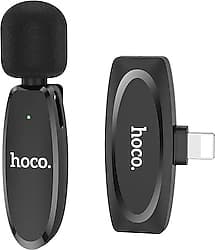 Hoco L15 Lightning Kablosuz Yaka Mikrofonu ürün görseli