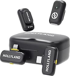 Hollyland LARK A1 Combo 2'li Kablosuz Yaka Mikrofonu ürün görseli